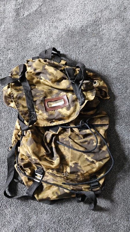 RUSSIAN army MVD backpack 35L SPN OREKH camo Chechen war 1995 RARE 1ST campaign