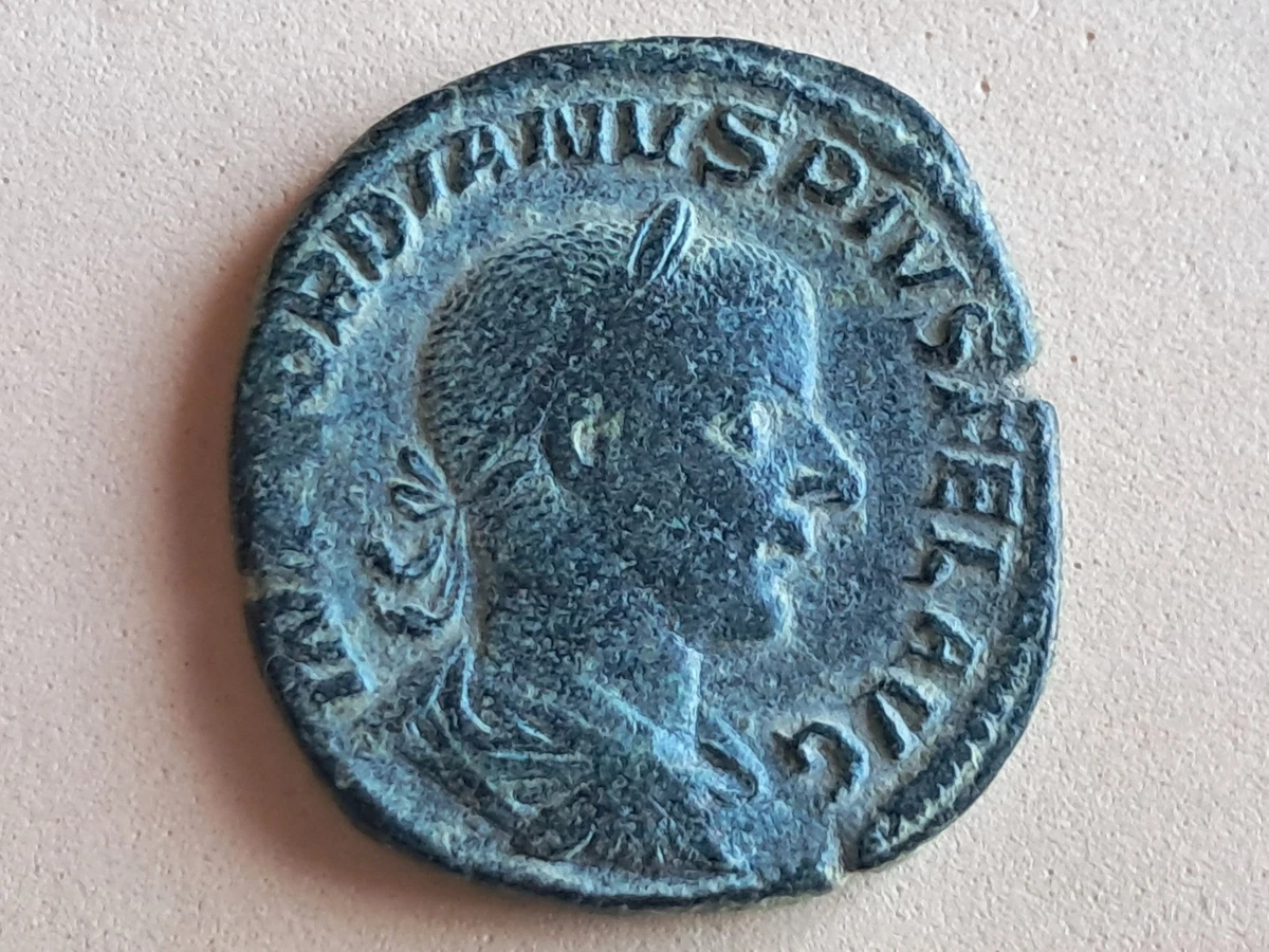 ruizsa_7 - GORDIANO III . SESTERCIO , 241-244 d.C . ROMA . 15,7 gramos/30 mm.