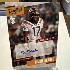Divine Deablo 2021 Panini Chronicles Draft Picks Prestige Rookie Auto PS-DVD