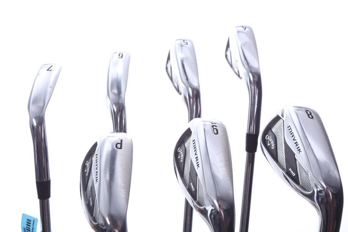 Callaway Mavrik Pro Iron Set 4-PW -0.25 in Stiff Flex Steel Shaft