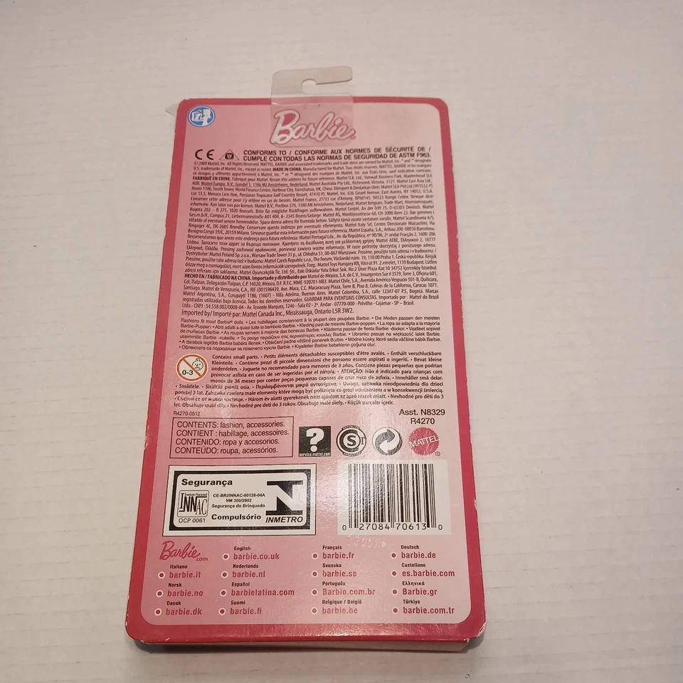 全新 Fashionista Ken 2009 浅蓝色、白色和卡其色 裤子和眼镜 美泰 — 第 2/4 张图片