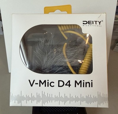 Deity V-Mic D4 Mini On-Camera Compact Microphone Opened Never Used