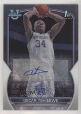2022-23 Bowman U Chrome Chrome Prospect Auto Oscar Tshiebwe #74 Auto 6bz