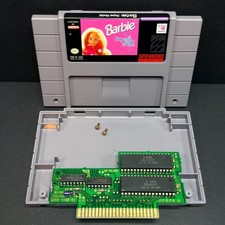 Barbie: Super Model (Super Nintendo SNES, 1993) Authentic Cartridge Only