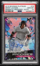 2019 Bowman Platinum 8/50 Grant Lavigne #PPP-19 PSA 10 GEM MT Auto 1b8