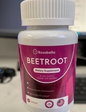 Rosabella Organic Beet Root Capsules 1300mg   Circulation  Vitality Support
