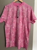 BNWT Peter Werth Men's Pink T-shirt Size M 100% Cotton