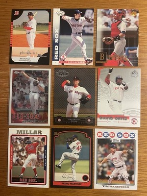 Boston Red Sox 2004 World Series Champions  Team Lot of (18) Ortiz Varitek Pedro