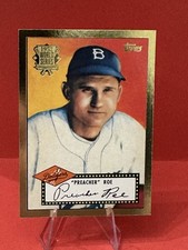 Preacher Roe 2002 Topps Chrome 1952 World Series Reprint  Refractor Card #66