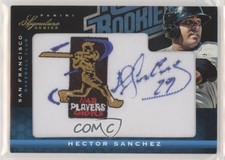 2012 Signature Series Rated Rookie MLBPA /299 Hector Sanchez #119 Patch Auto qf6