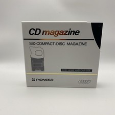 PIONEER 6 Six Compact Disc CD Magazine Cartridge PRW-1023 w/ Sleeve Home Car