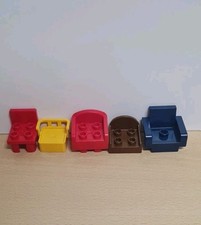 Lego Duplo Stuhl Puppenhaus Sitz Sessel Flugzeug Kino Kita Theater Wartesaal