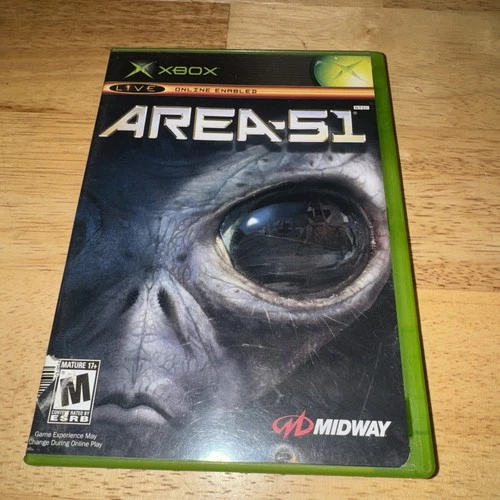 Area 51 (Microsoft Xbox, 2005) No Manual. Tested And Working.  Black Label