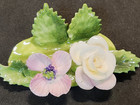Crown Staffordshire Fine Bone China 8 Flower Place Card Holders England — photo 10