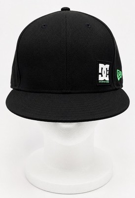 DC Shoes x New Era 59FIFTY Black Fitted Hat 7 1/2 Skate Streetwear