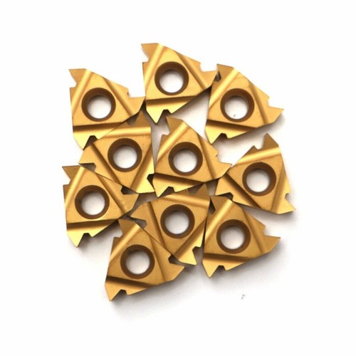Tool 16IR AG60 Blade Turning 10 Pcs/Set CNC Carbide Cast Iron Inserts Lathe - Picture 19 of 21