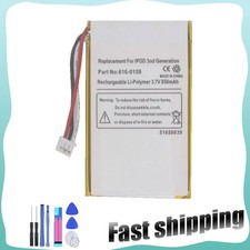 Replacement Battery For Apple iPod 3rd Classic 616-0159 A1040 3 Gen 850mAh