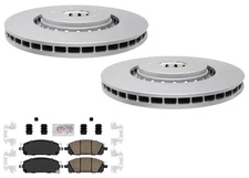 For Infiniti QX60 Pathfinder 2022 2023 2024 Front Coated Disc Brake Rotors Pads