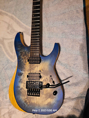 Schecter Reaper-6 FR REAPER-6FR Blue 6-String Blue Sunburst Electric Guitar