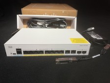 Cisco Catalyst 1300 C1300-8P-E-2G 8-Port PoE+ Managed Switch 67W lüfterlos OVP