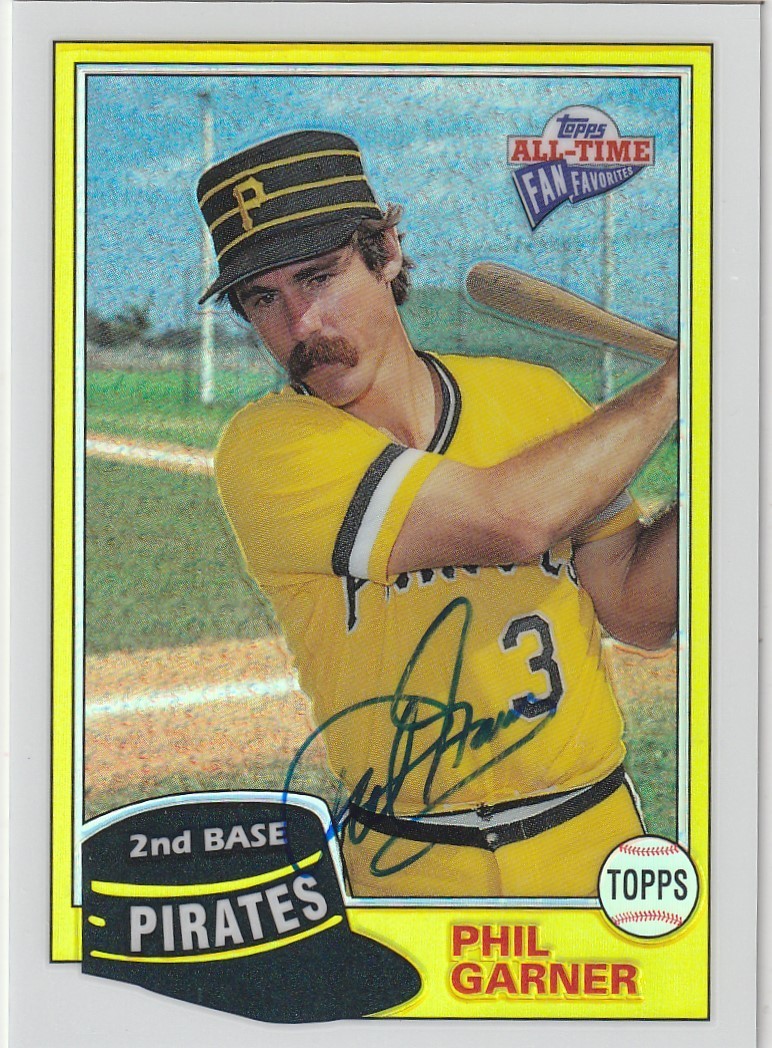Phil Garner - Signed Card - 2004 Topps All-Time Fan Favorites #/299 - Pirates