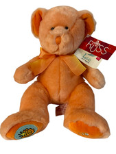 NWT Russ Berries Star Scopes Zodiac Sign Leo Teddy Bear Orange Plush Toy 11"