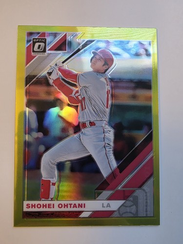 2019 Panini Donruss Optic - Shohei Ohtani #164 Lime Green Prizm