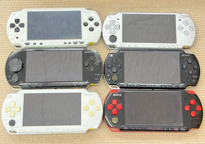 LOT of 6 NOT TESTED PSP SONY PlayStation Portable 1000 2000 3000