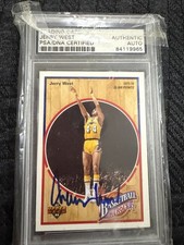 Jerry West Autographed PSA 84119965