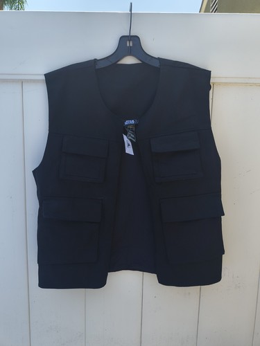 SOLD OUT🔥 Star Wars Galaxy's Edge Men's Han Solo Vest Medium Disney Parks +TAGS