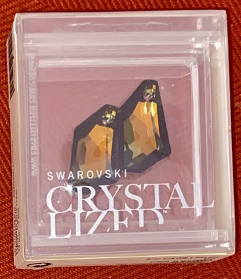 New 2pc Swarovski CRYSTAL LIZED #6670 - Crystal Tabac - 24mm Crystal Pendants