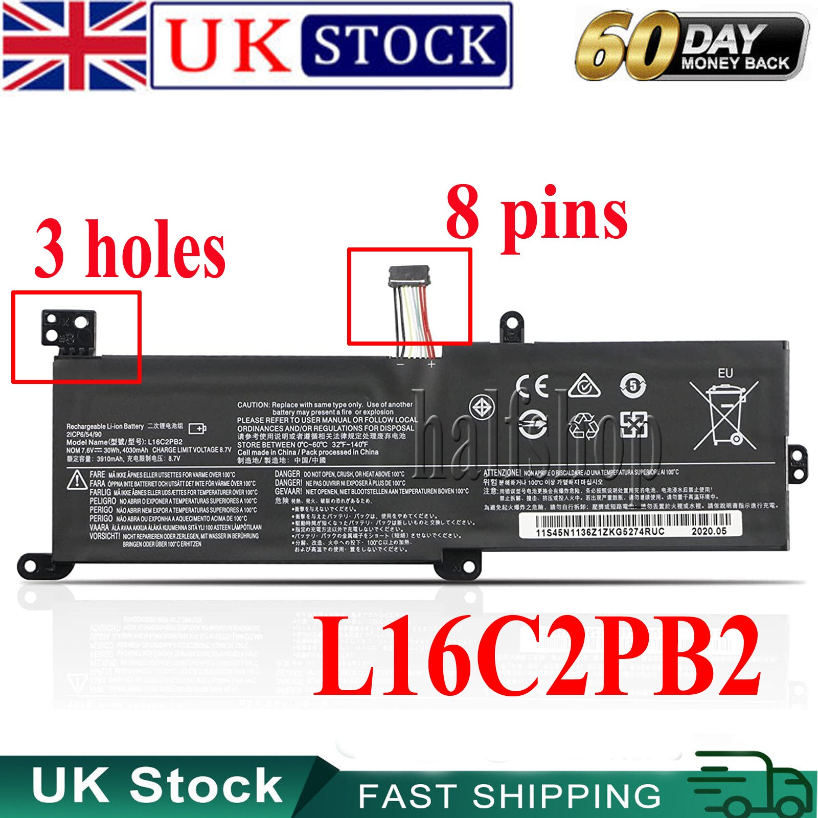 Battery for Lenovo IdeaPad 320-15AST 320-15ABR 320-15IAP 330-15IKB 330-15AST