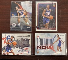2025-26 Topps Flagship N Chrome VJ Edgecombe RC Rookie 76ers Lot -4 Cards 