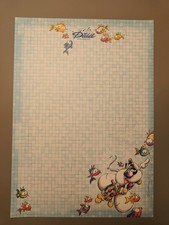 Diddl A4 Writing Paper Sheet - N°122 – Original Vintage Stationery – Collectible
