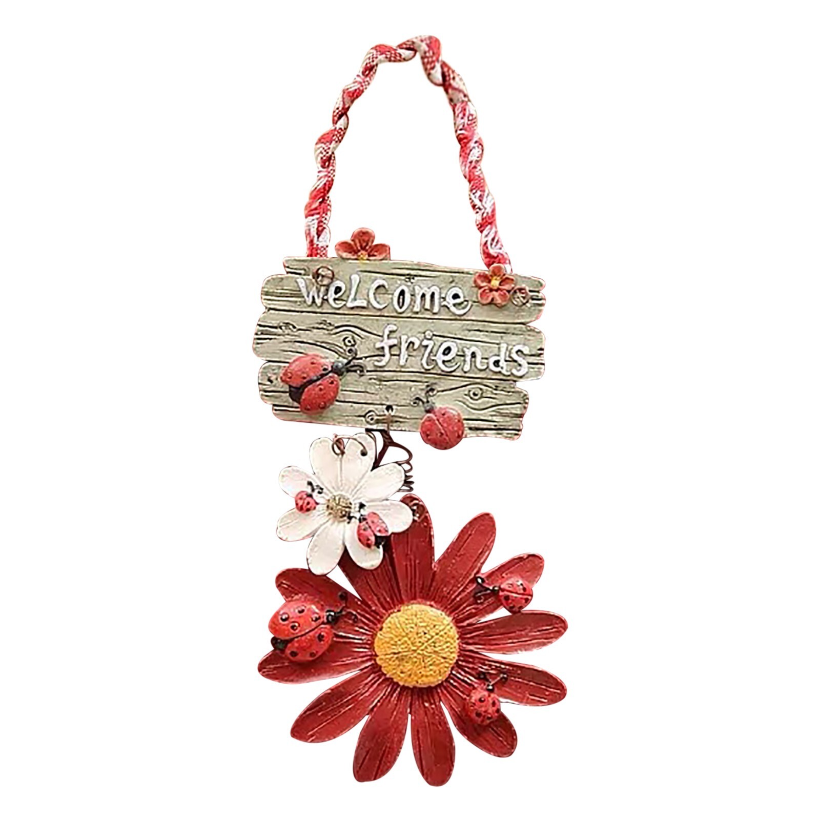 Seven Star Ladybird Sunflower Welcome Card Mini Pink Ornaments for Christmas  | eBay