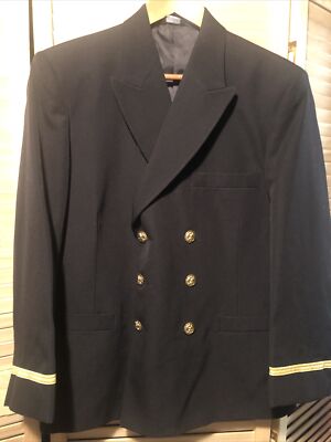 flying cross dress blue coat US Navy Officer Uniform Service 42 XS Jacket Pants firefighter uniform types