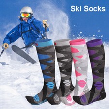 Men Women Winter Long Warm Ski Socks Hiking Snowboarding Climbing Sports Socks