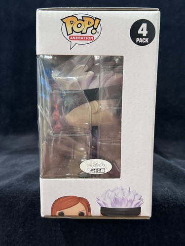 Jujutsu Kaisen 4 Pack Funko Signed - Itadori, Gojo, Megumi, Kugisaki JSA COA - Picture 8 of 16