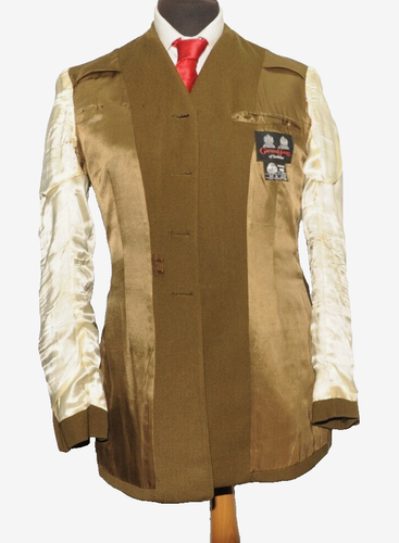 VINTAGE GIEVES & HAWKES SAVILE ROW BESPOKE BRITISH ARMY SERGEANT MAJOR SUIT 40 L - Picture 8 of 18