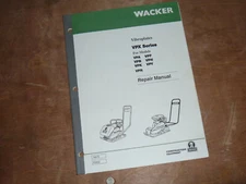Wacker VPA 1340W Vibroplate Compactor Operator Maintenance Service Repair Manual