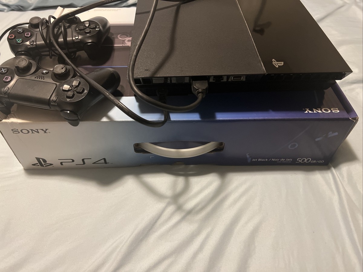 SONY PlayStation 4 PS4 500 GB Jet Black Original Console | eBay