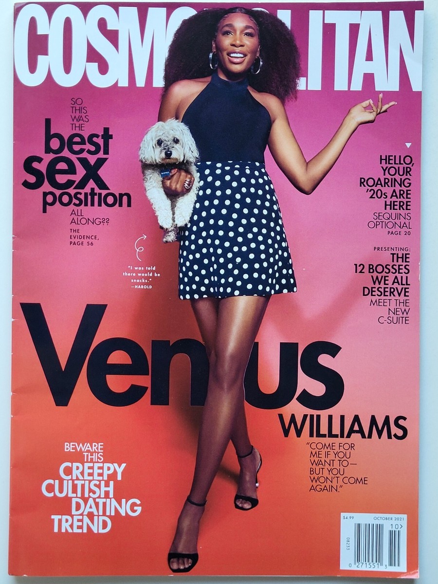 VENUS WILLIAMS October 2021 COSMOPOLITAN Magazine ALLISON PONTHIER