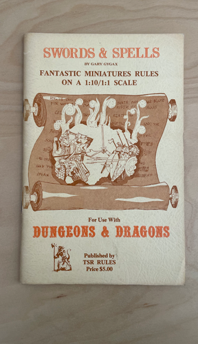 TSR Dungeons & Dragons Swords and Spells By Gary Gygax (2nd Printing) VG  - Picture 1 of 5