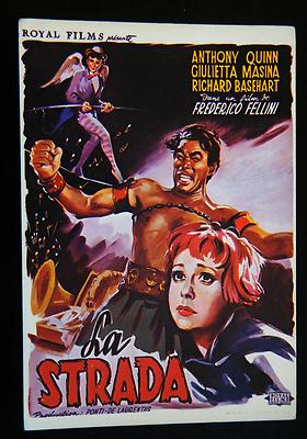 alte AK Royal Films Anthony Quinn Giulietta Masina Rich. Basehart La Strada 1954