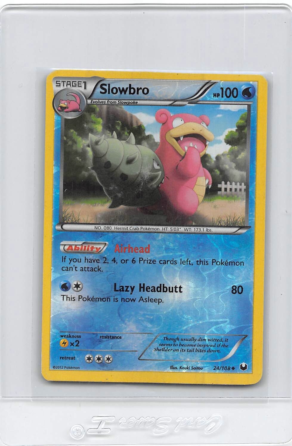 Slowbro 24/108 - Dark Explorers - Reverse Holo - UNCOMMON - POKEMON CARD - LP
