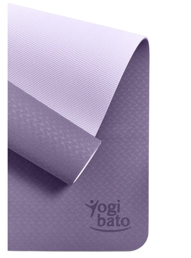 Yogibato Yogamatte Balance – rutschfeste Gymnastikmatte Sportmatte 183x61x0,6 cm