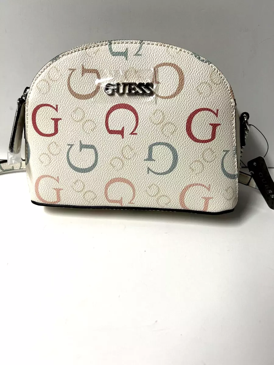 Buy GUESS White Mcclain Mini Double Zip Cross Body Bag for Women