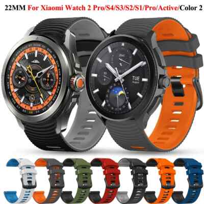 22MM Wrist Strap for Xiaomi Mi Watch S4/2 Pro Sport Band S3 S2 S1 Color 2 /A2 A1