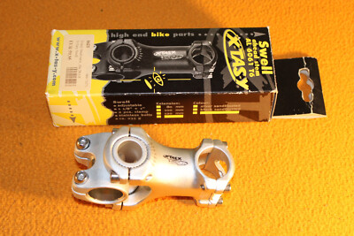 X-TAS-Y Swell Ahead Vorbau verste1lbar 1/8'' 1'' 80 mm Silber Sandgestrahlt Neu