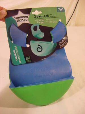 NEW TOMMEE TIPPEE BIBS EASI ROLL